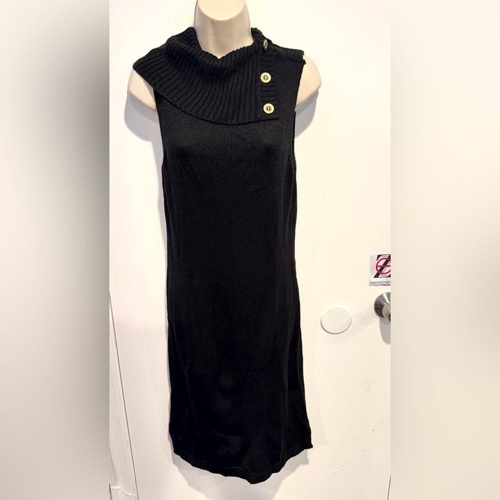 Allison Brittney Black Strapless Dress